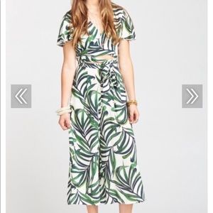 SMYM Peruvian Palm Breeze Matching Two Piece Set